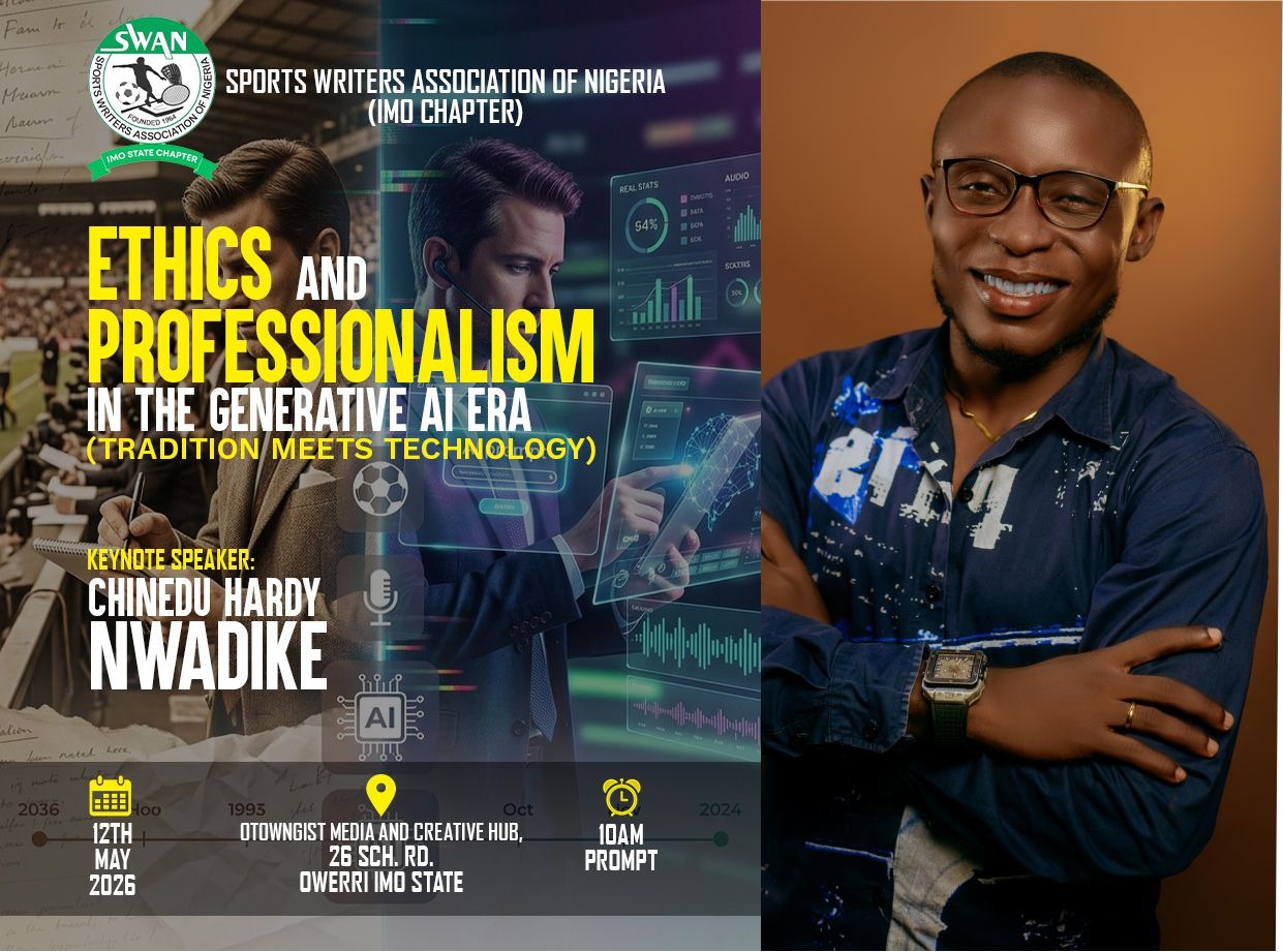 SWAN Imo Partners OtownGist Hub to Train Journalists on Ethical AI Use in Sports Reporting